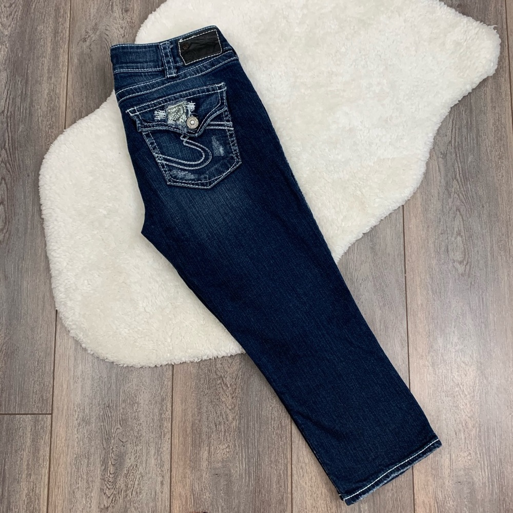 Silver Jeans Suki Flap Capri